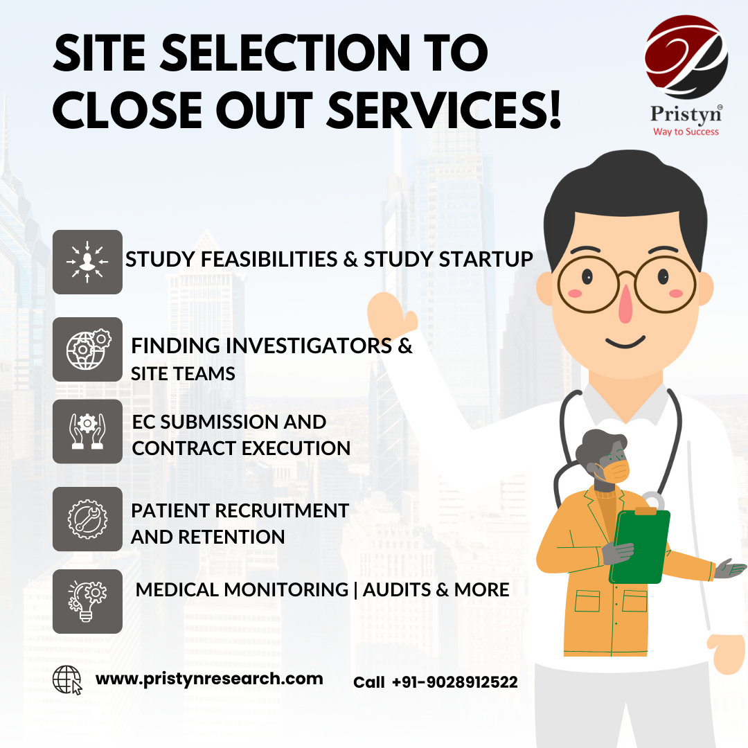 Site Selection to close out services
